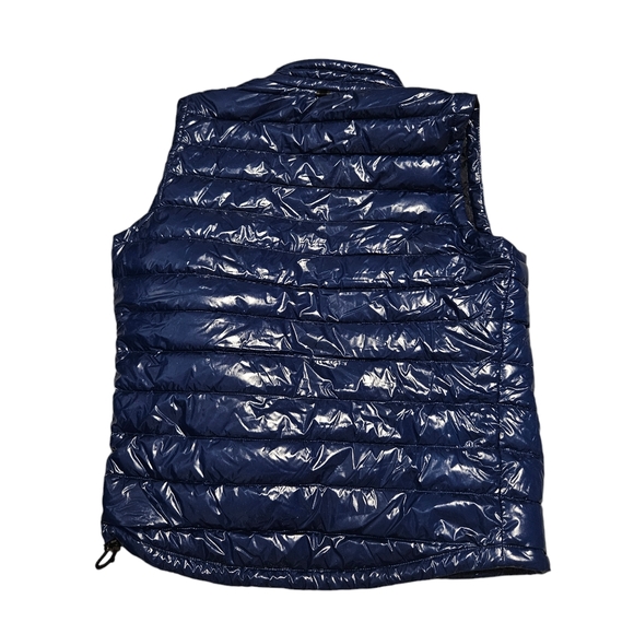 Hugo Boss Black Label Quilted Puffy Cilla Water-Repellent Gilet Vest Navy Blue - Picture 2 of 4